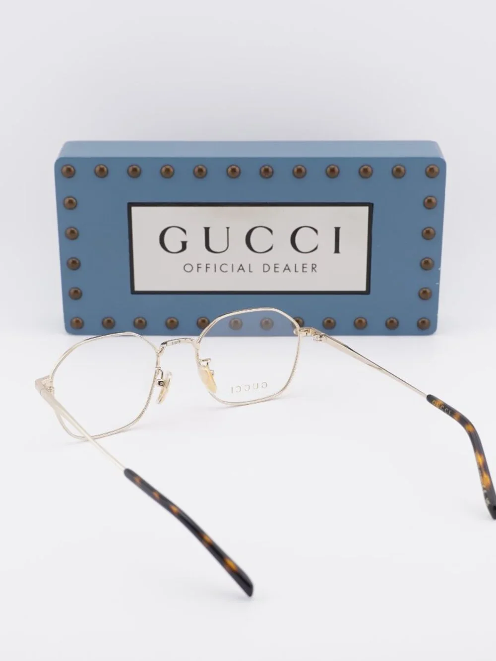 Gucci GG1956OK 001 Square Eyeglasses 51mm - Gold